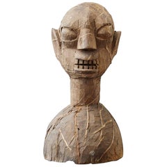 Wooden Head of an Ooni of Ile-Ife, Yoruba People, Nigeria, circa 1930s
