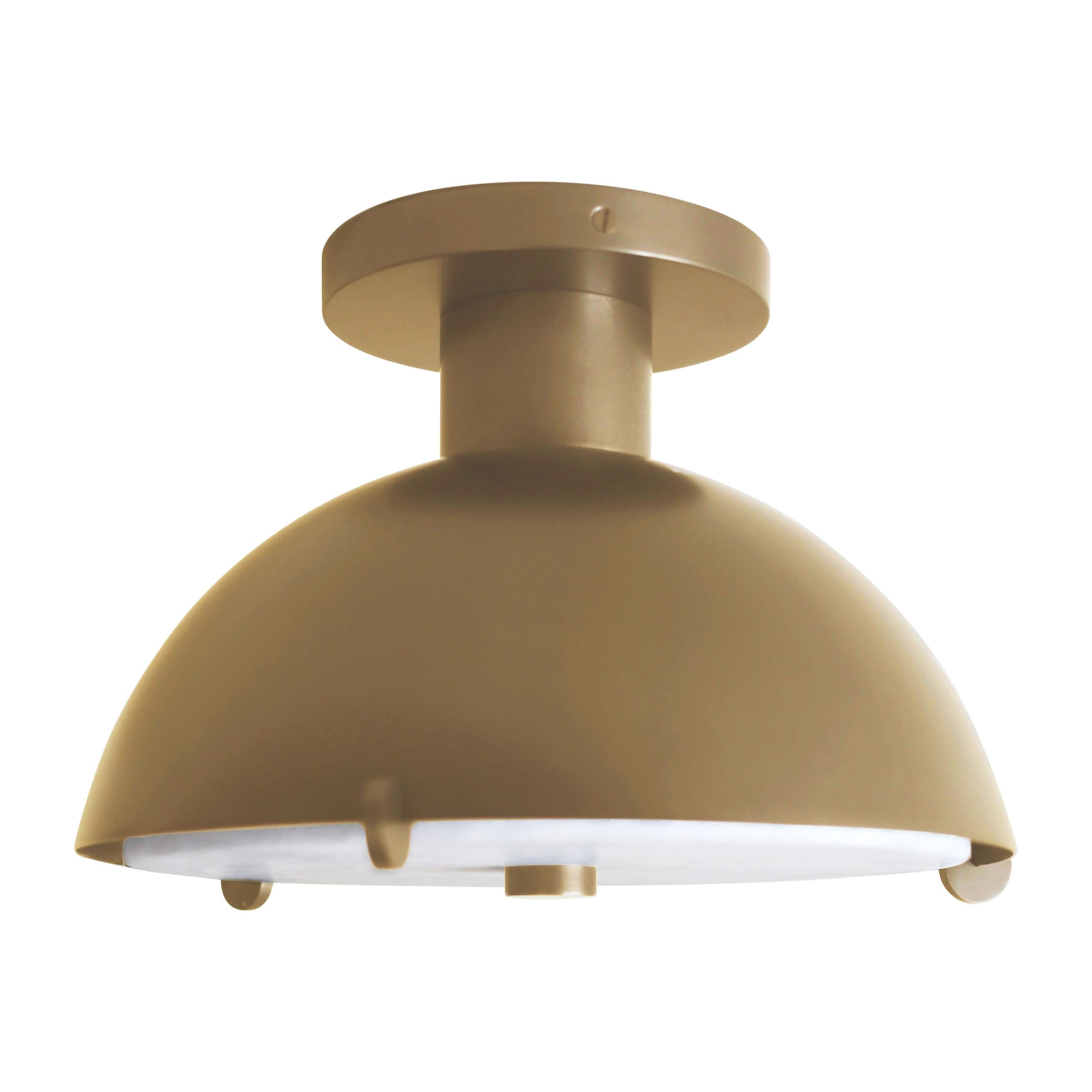 Contemporary Forma Semi-Flush 001 in Brass by Orphan Work For Sale