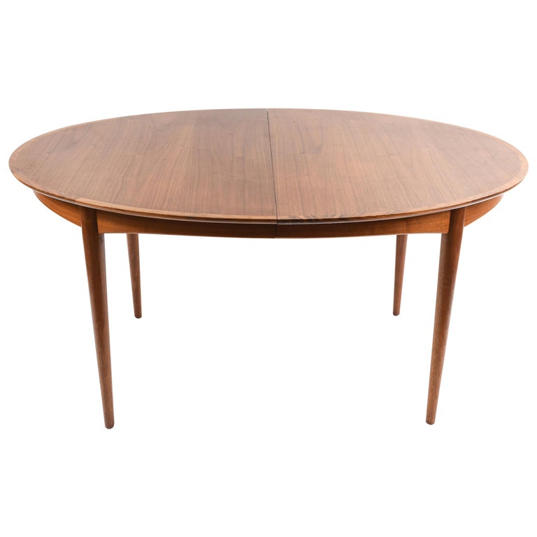 Ernut Dining Table And Chairs From The Meridian Collection For Midcentury Drexel Dining Table