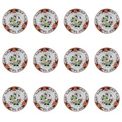 Set of 12 Davenport Stone China Soup Plates