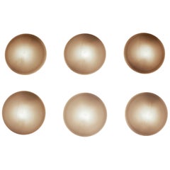 Monumental Composition of Opaline Glass RAAK Discus Lights, the Netherlands 1952