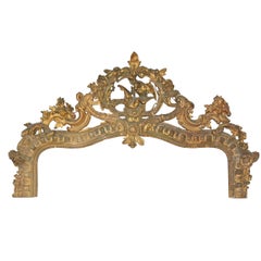 Viktorianischer Rokoko-Giltwood-Aufsatz