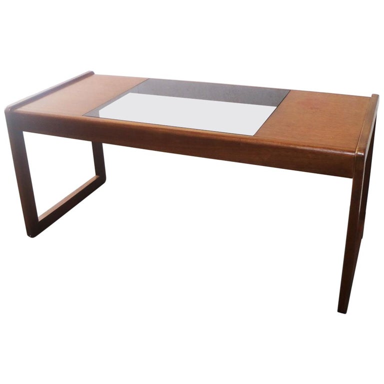 G Plan Bentwood Teak and Glass Coffee Table For Sale at 1stdibs