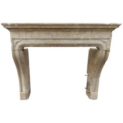 17th Century Louis XIII Fireplace in French Sandstone