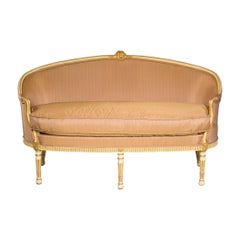 Louis XVI Period Parcel-Gilt Canapé