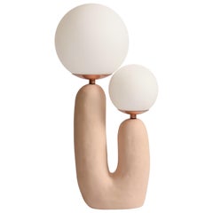 Contemporary Hand-Built Ceramic Base Oo Lamp 'Skin Tone #1, Small'