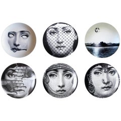 Piero Fornasetti Tema E Variazioni Plates, Themes and Variations