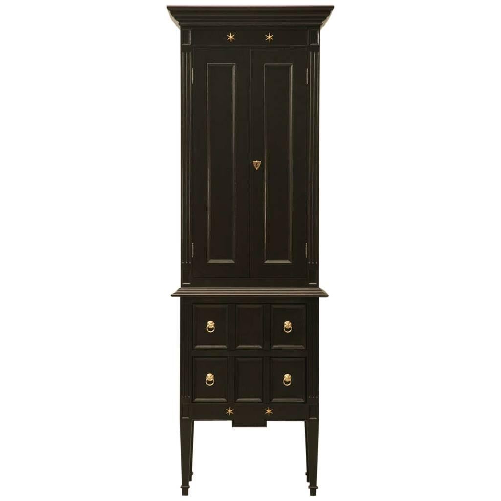 Jacques Adnet Inspired Dry Bar Cabinet Built to Order Any Dimension or Finish