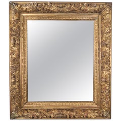 18th Century French Carved Louis XIV Style Mirror