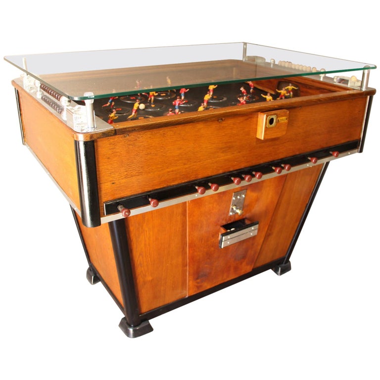 Mid Century French Foosball Table For Sale At 1stdibs