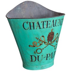 Antique French Painted Grape Hotte/Hod