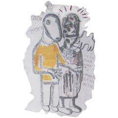 Limited Edition Carpet by Henzel Studio with X Bjarne Melgaard in Wool and Silk