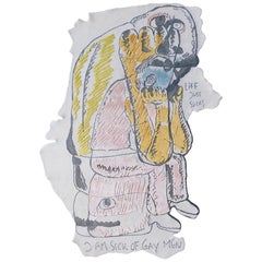 Limited Edition Carpet by Henzel Studio with X Bjarne Melgaard in Wool and Silk