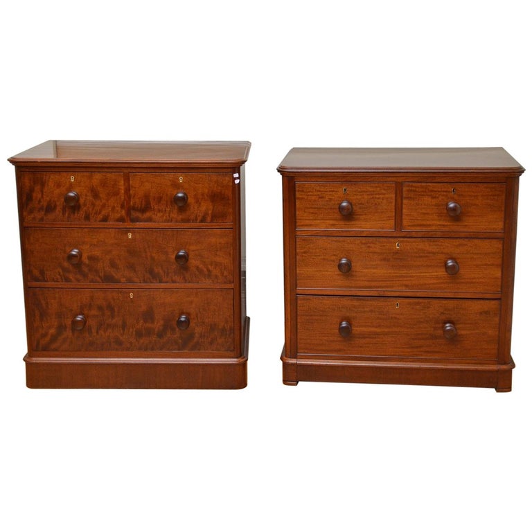 Pair Of Chest Of Drawers Designed By Aldo Tura at 1stdibs