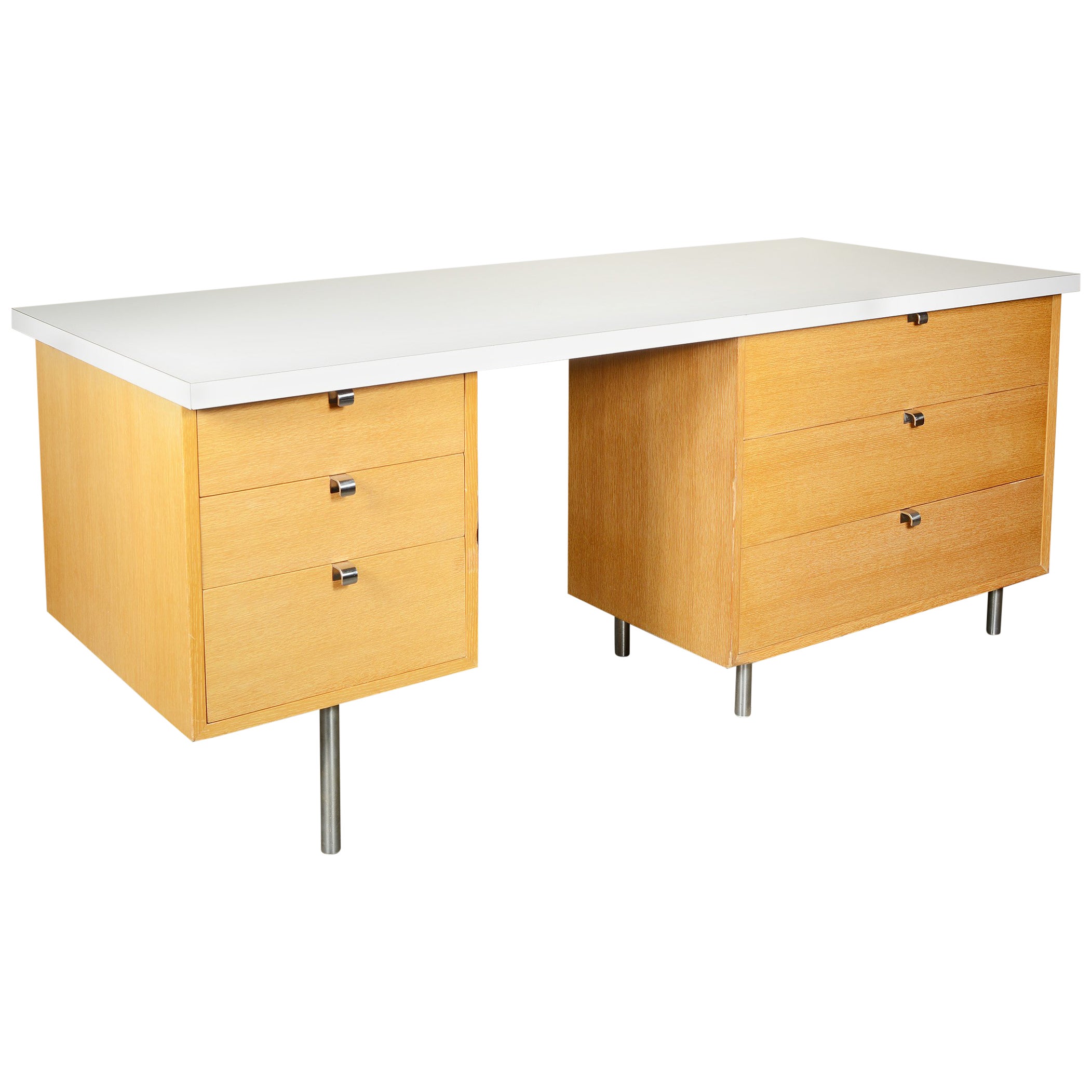 Vintage Herman Miller Swag Desk by Nelson at 1stDibs