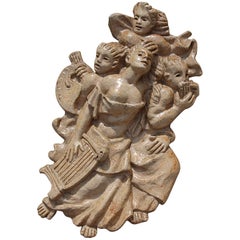 Ceramic Wall Plaque by Atelier St Joris, 1950s, Netherlands