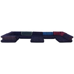 Iconic Mah Jong Modular Sectional Sofa by Roche Bobois, 15 Pieces