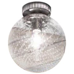 Vistosi Bolle Flush Light in Transparent Crystal by Barbara Maggiolo
