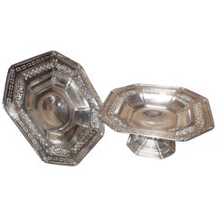 Bailey Banks & Biddle Co. Sterling Silver Tazza, Pair