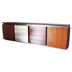1970 Stainless Steel Sideboard by Giotto Stoppino