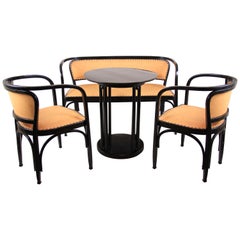 Salon Suite Set by G. Siegel for J & J Kohn, Austria, circa 1910