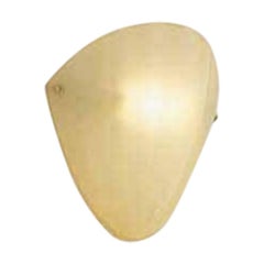Vistosi Marea Wall Sconce in Silk and Gold by Studio Tecnico Vetreria