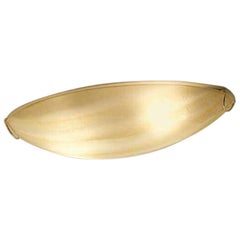 Vistosi Marea Wall Sconce in Silk and Gold by Studio Tecnico Vetreria