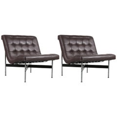 Pair of William Katavolos Lounge Chairs for ICF Milano, Italy, 1990