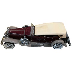 Franklin Mint 1933 Model Car J Victoria Red Ivory Interior, Duesenberg
