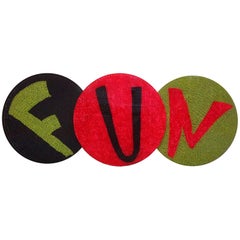 FUN, One of a Kind Mixed-Media on Plexiglass