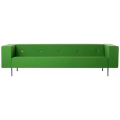 Moooi "Bottoni" 3-Seat Sofa with Rear Shelf in Fabric or Leather