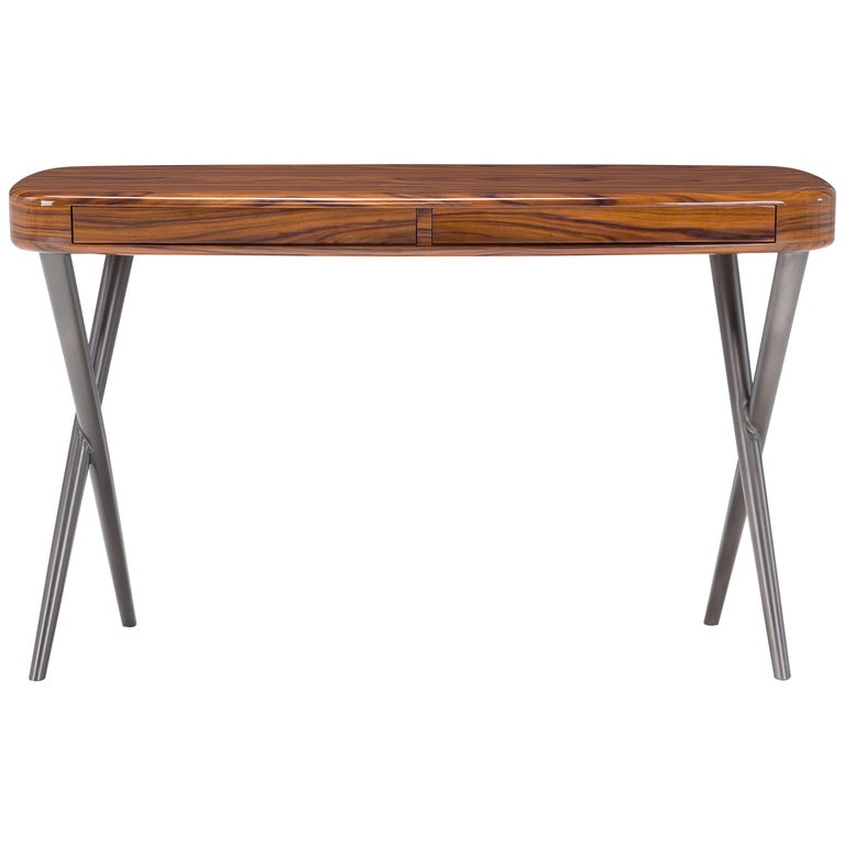 Vintage Metal Vanity with Verdigris Finish For Sale at 1stdibs