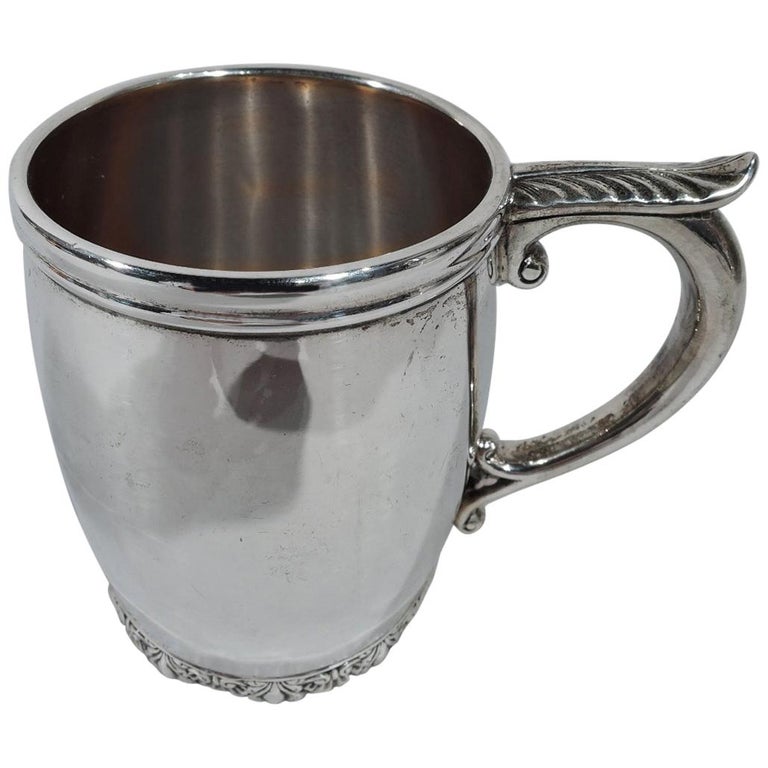 Antique Tiffany Edwardian Sterling Silver Baby Cup For Sale at 1stdibs