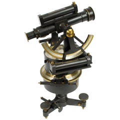 Square with Telescope with Original Wooden Box