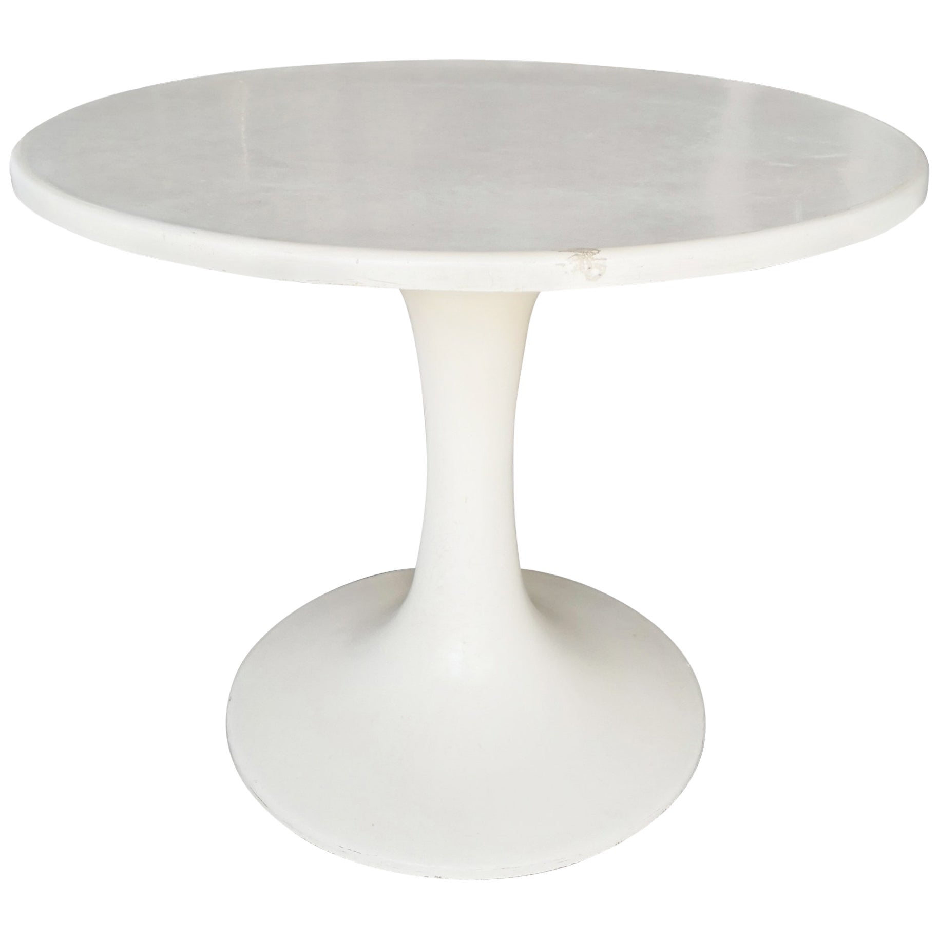 MidCentury Modern Knoll Style Tulip Pedestal Dining Table For Sale at