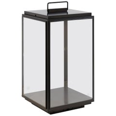 Tekna Ilford Large Battery-Powered Floor Lamp with Bronze Finish and Clear Glass