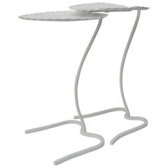 Set of Lily Pad Tables in White