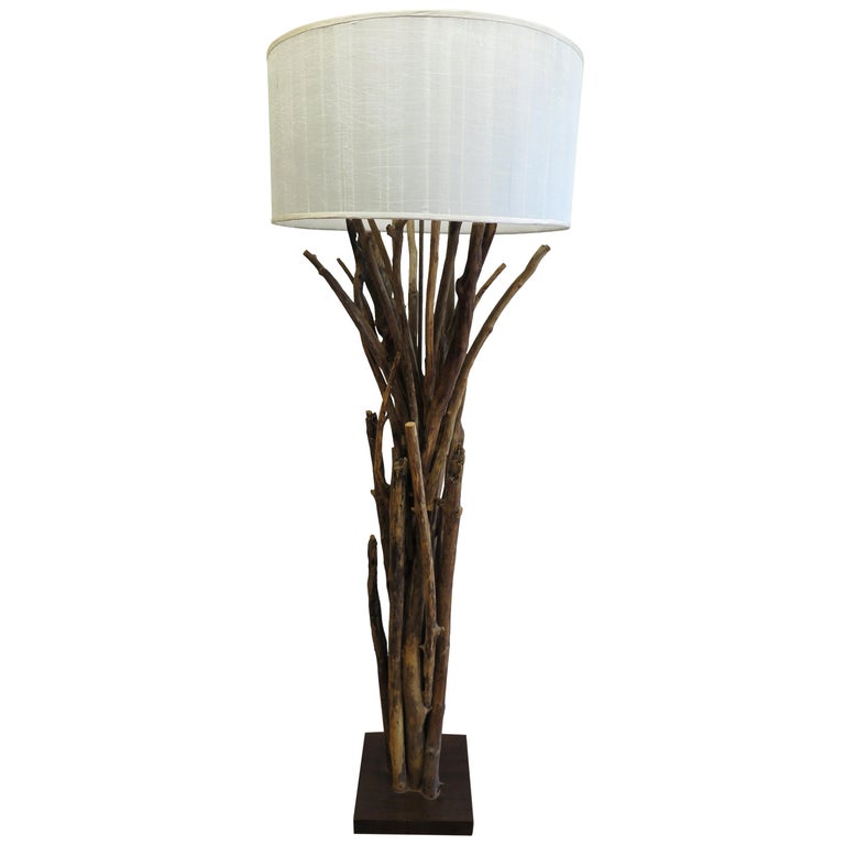 Twig Driftwood Floor Lamp For At 1stdibs Natural Twig Driftwood Floor Lamp