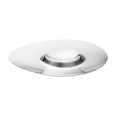 Georg Jensen Sky Double Serving Bowl in Steel Finish by Aurélien Barbry