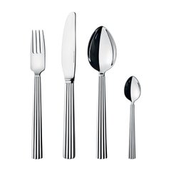 Georg Jensen 4-Piece Cutlery Giftbox in Stainless Steel by Sigvard Bernadotte