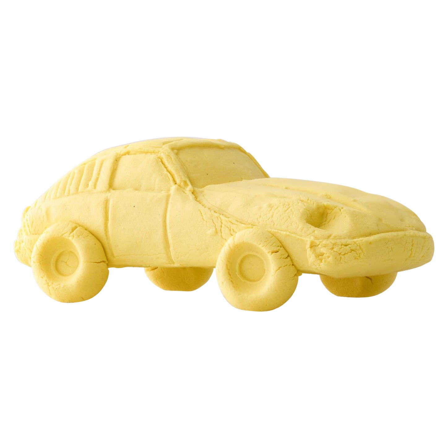 "Citron Sportscar" Miniature Porcelain Car Sculpture