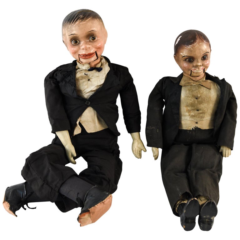 2 Vintage Ventriloquist Dummies For Sale at 1stdibs