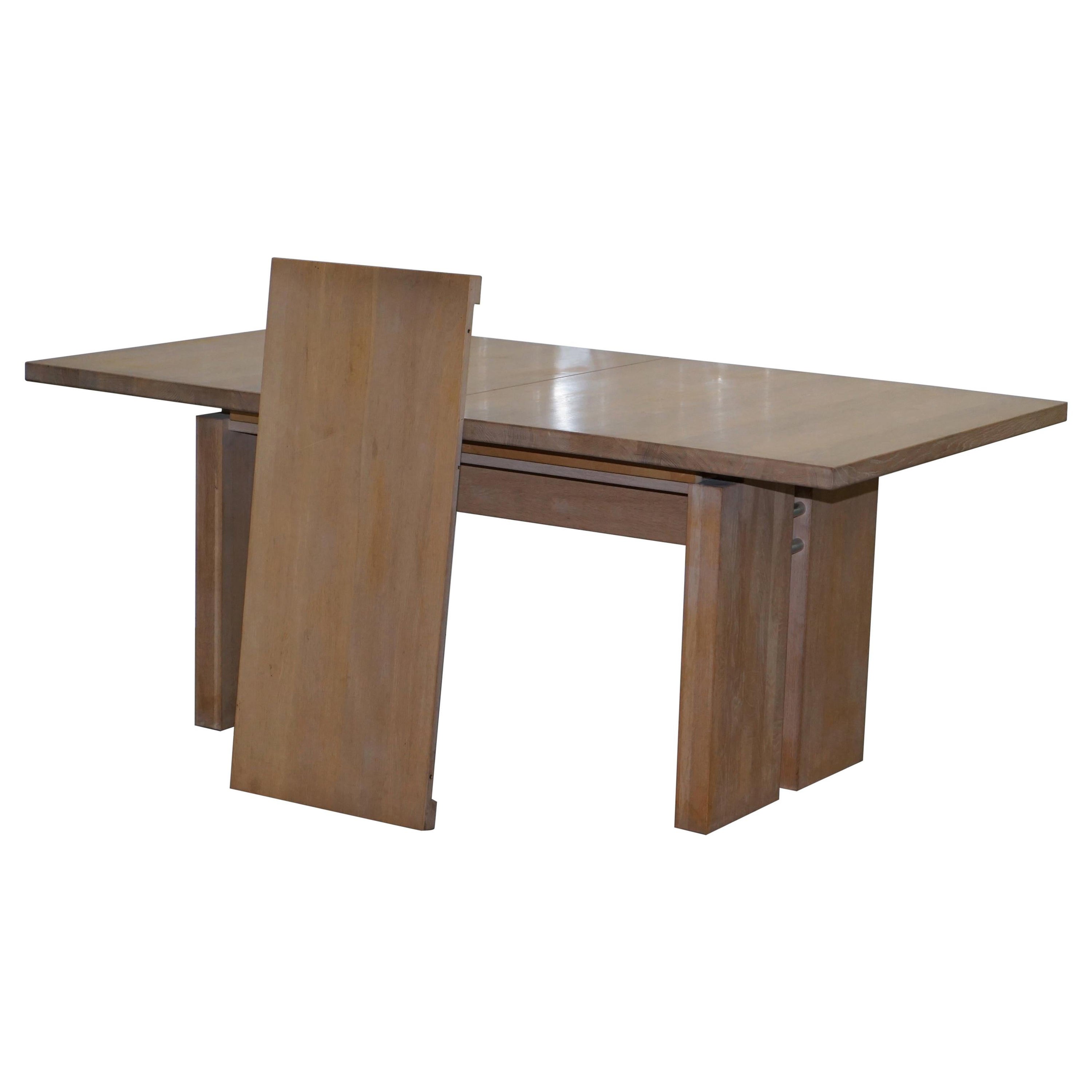 Orum Mobler Denmark Contemporary Solid Ashwood Extending Dining Table For Sale