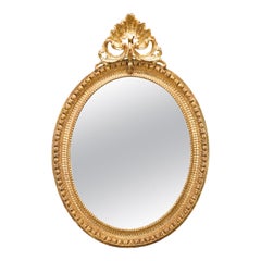 Chippendale Period Oval Mirror