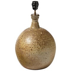 Big Stoneware Lamp by Alain Magne, to La Borne, circa 1970