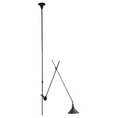 Articulating Industrial Ceiling Lamp by O.C. White