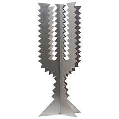 Paradiso Terrestre Fiori Futuristi Cactus 180 in Mirror Steel by Giacomo Balla