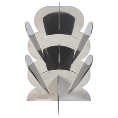 Paradiso Terrestre Fiori Futuristi Dianto 28 in Mirror Steel by Giacomo Balla