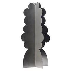 Paradiso Terrestre Fiori Futuristi Nuvolo 162 in Mirror Steel by Giacomo Balla