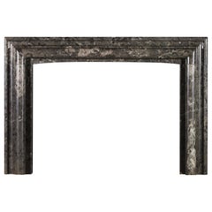 Antique Timeless European Bolection Marble Fireplace Surround